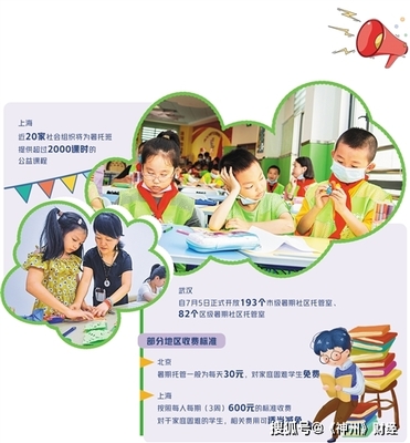 正规版“暑托班”开班啦 中小学生校外托管服务新气象